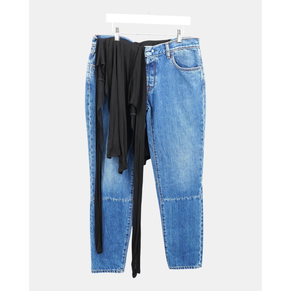 Unravel‎ Project Reversible Hybrid Jeans Women's 27 Shirt Overlay Deconstructed